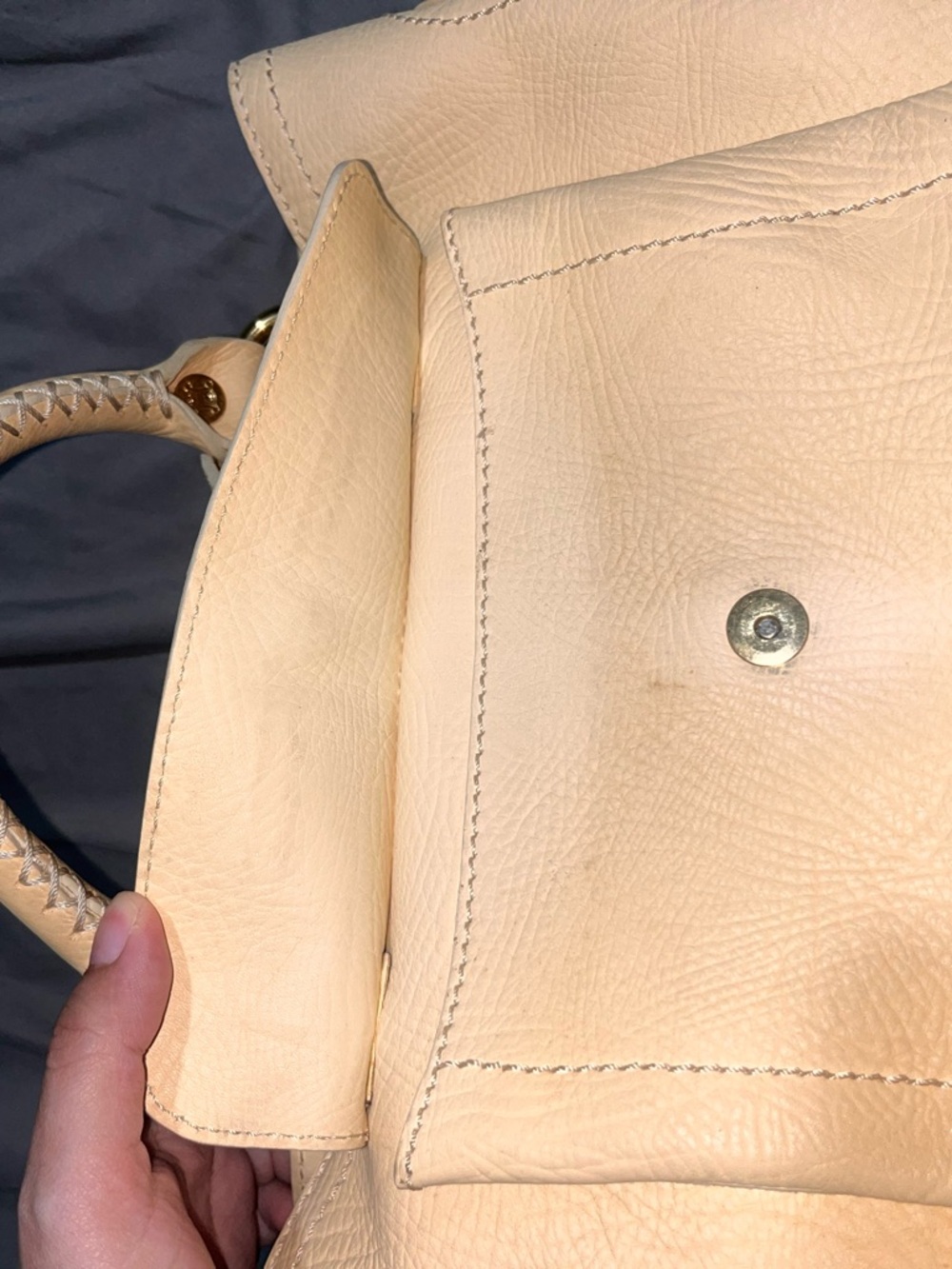 Celine Butter yellow Boogie Bag with Gold Hardware - Picture 7 of 9